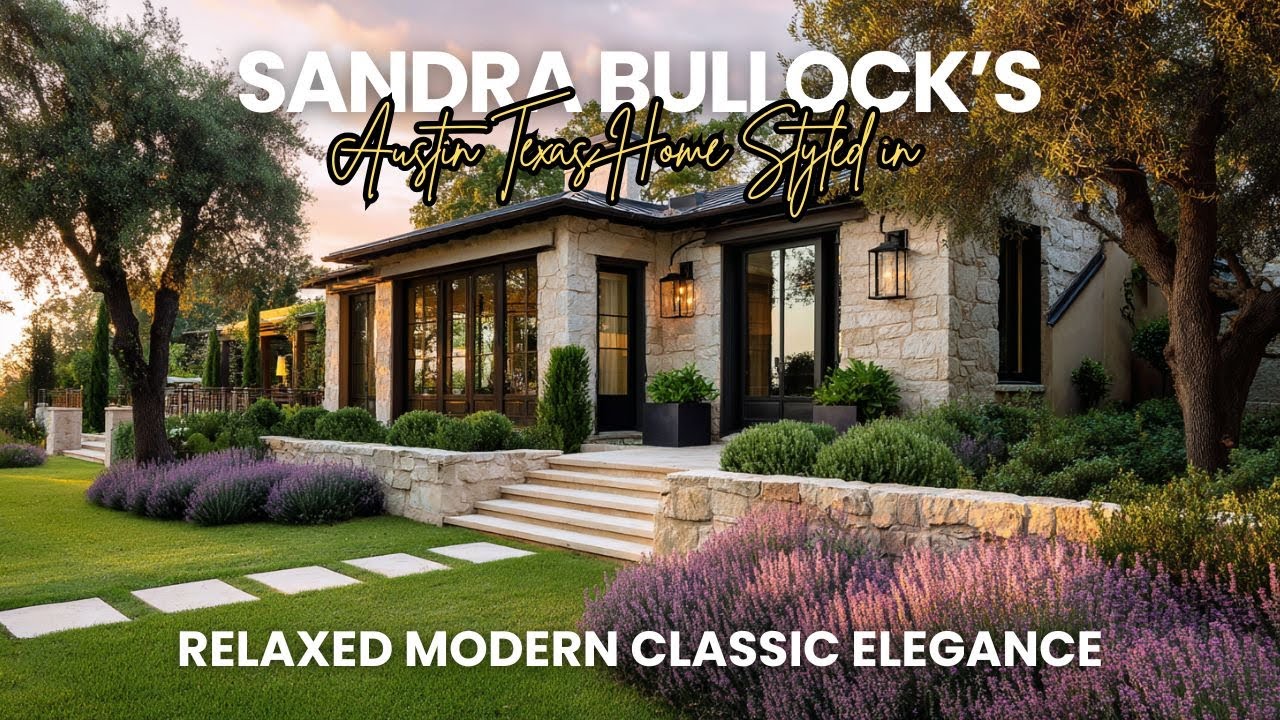 Дом Сандры Буллок в Остине, Техас, в стиле современной классической элегантности