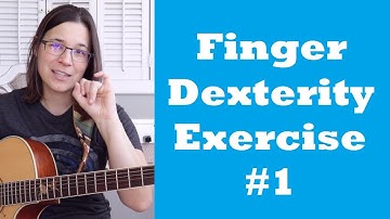 Finger Dexterity Exercise Guitar #1 - Spider Exercises
