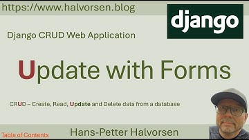 Django CRUD App: Part 7 - Update with Forms