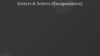 015 16 Getter And Setter Encapsulation