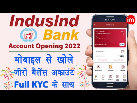 Indusind Bank Account Opening Online 2022 - Indusind bank video kyc kaise kare | Full Process