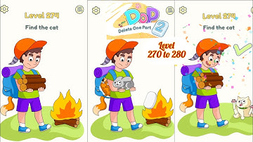 Dop 2 one part delete level 270 271 272 273 274 275 276 277 278 279 280 #dop2 #gameplay #mmgaming