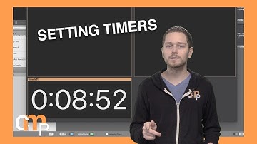 How To Setup A Stage Display Timer Using Pro Presenter