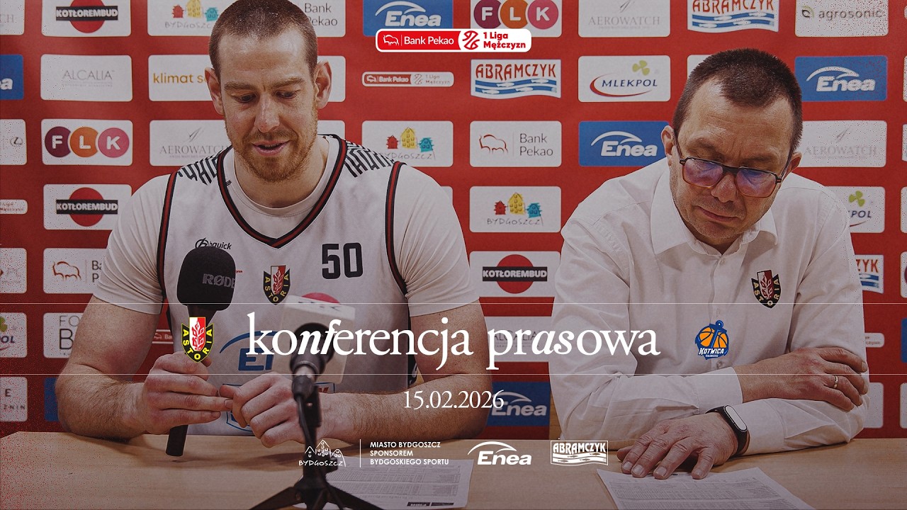 KONFERENCJA | Enea Abramczyk Astoria Bydgoszcz 76:66 Kotwica Port Morski Kołobrzeg