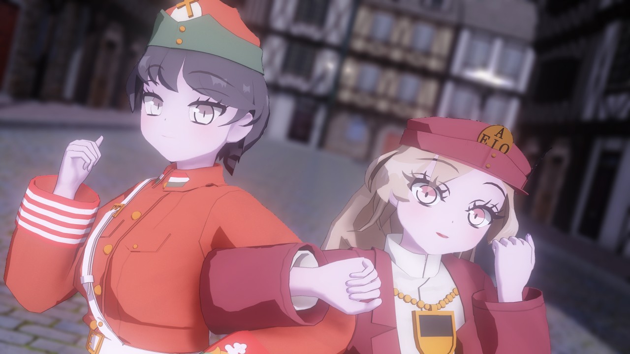 もんどすMMD】TwinkleDays - オーハン婦妻 - YouTube