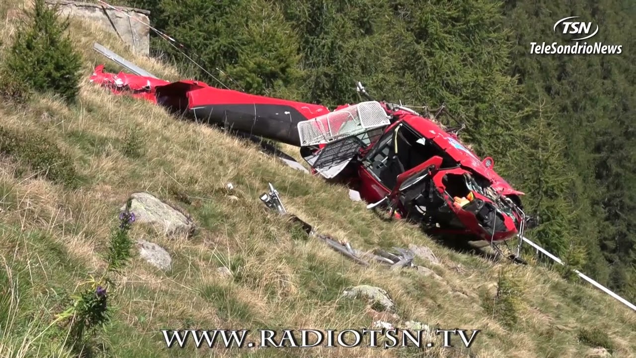 Elicottero caduto in Valgerola, non uno ma tre miracoli