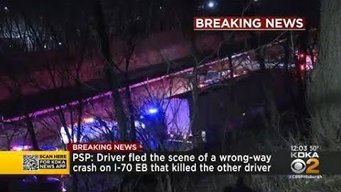 Police: Driver Flees Scene Of Deadly Wrong-Way Crash On I-70