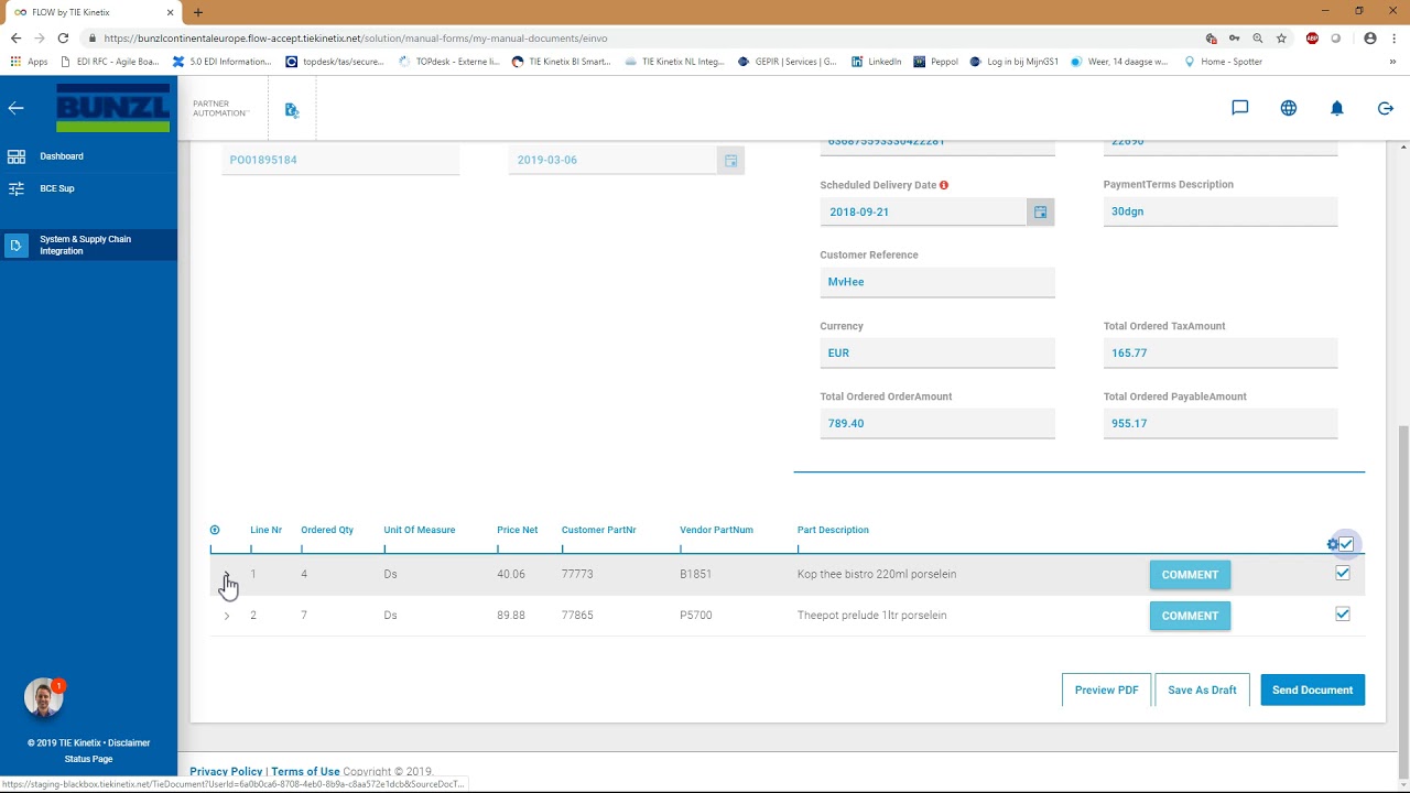 Create Order response on VIP YouTube