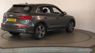 DF68WDN AUDI Q5 TDI QUATTRO S LINE GREY 2019, Nottingham Audi