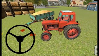 Classic Tractor 3D: Corn #6 Tractor trolley games ट्रैक्टर वाला ट्रैक्टर वाला गेम, ट्रैक्टर वीडियो screenshot 3