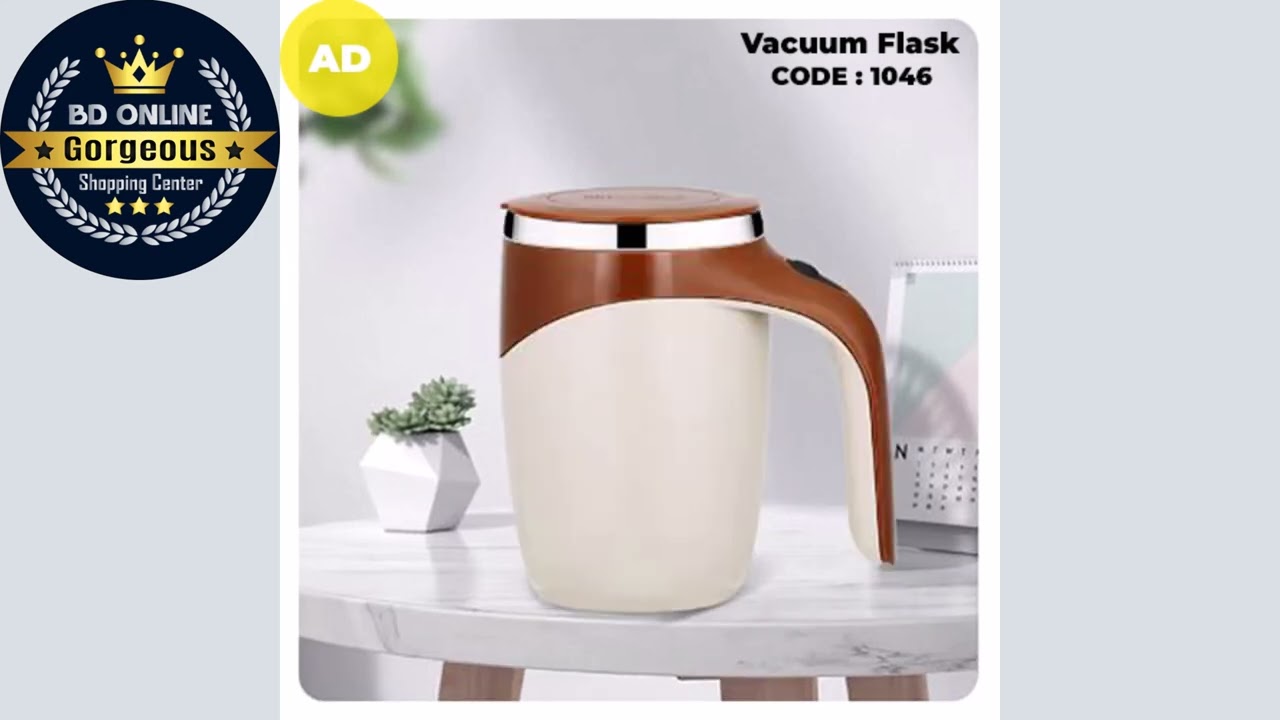 Automatic Self-Stirring Mug Review | Perfect Coffee Without Spoons! | Coolest Kitchen Gadget 2024