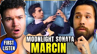 Download Lagu His FIRST Time hearing MARCIN - Moonlight Sonata REACTION MP3
