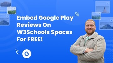 How to Embed Google Play Reviews on W3Schools Spaces for FREE? #embed #google #w3schools #free