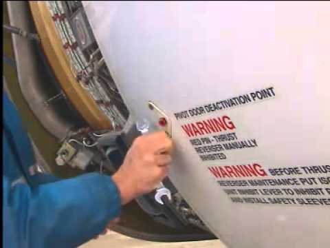 Airbus A330 Deactivation of Thrust Reverser System for Flight - YouTube