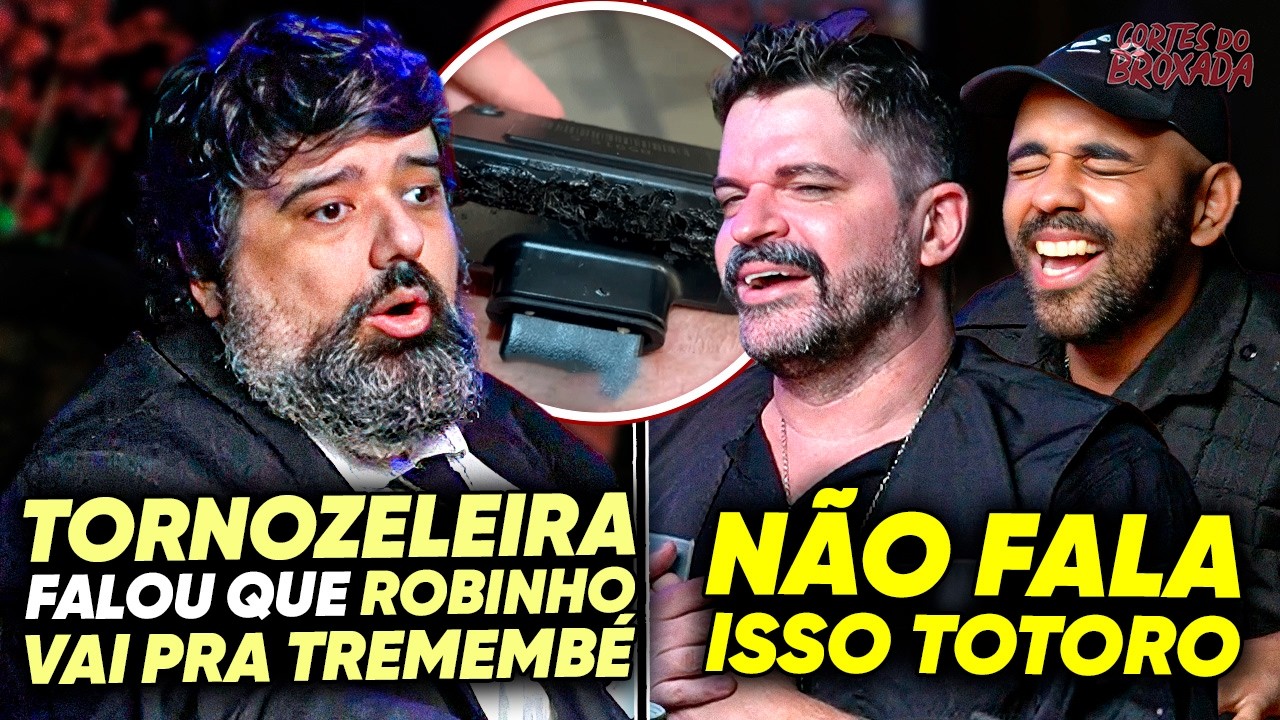 TOTORO PERDE A LINHA em QUADRO SOBRE TORNOZOLEIRA DO BOLSONARO