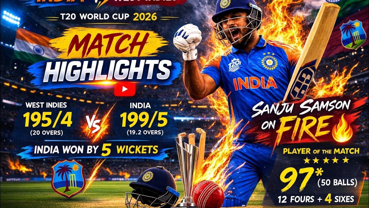 India VS Westindies T20 Match Highlights 