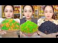 Rainbow Ice Crunch Mukbang | Colorful Flavored Ice ASMR Eating Sounds #115