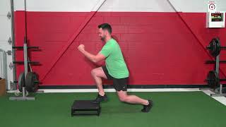 Split Squat Soleus Raises