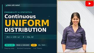 Uniform Distribution Full Concept | PDF, CDF, Mean, Variance & MGF | BSc Statistics