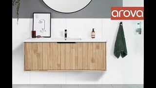 Somer Timber Wall Hung Vanity - Arova