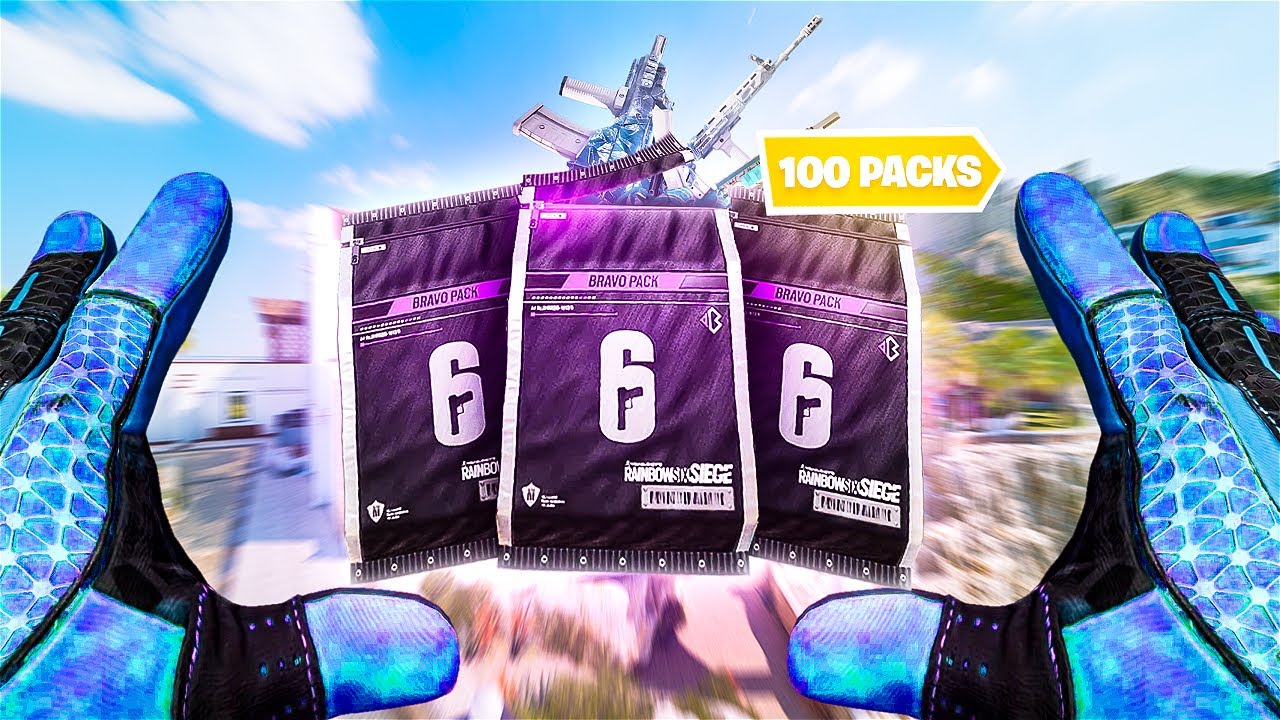 GLITCHED Packs: Every Pack I Pulled Was BLACK ICE... Rainbow Six Siege