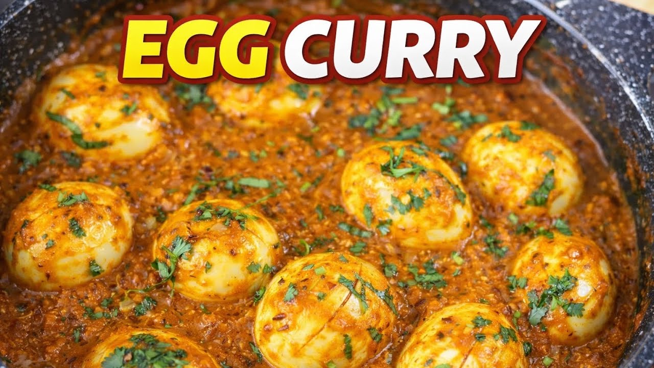 झटपट बनने वाली Egg Curry 🍳 | Desi Taste Guaranteed 😋 