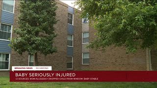 Richmond mom charged after dropping 11-month-old baby from 3-story apartment window