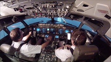 B738 Low speed Rejected Takeoff demo