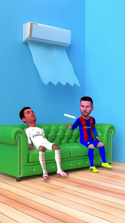 Perang AC antara Messi dan Ronaldo! ❄️🔥 Siapa yang bisa tidur duluan?