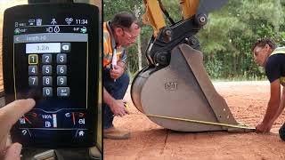 Cat® Mini Excavator Bucket Measure Up for Ease of Use Technology Features