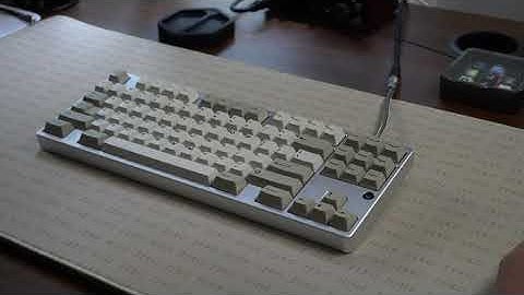 Matrix 2.0 Add Sound Test - Cherry MX Retooled Black Switches