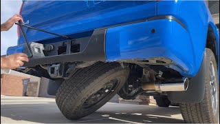 Lower & change spare tire Toyota and most trucks: How to remove and change a spare tire Tundra