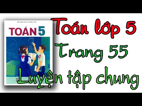 Video Toán lớp 5 sách giáo khoa trang 55 | luyện tập chung |... - youtube