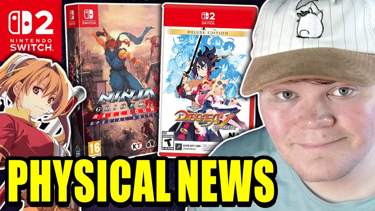 Switch 2 Physical News! | Disgaea 7 Complete, Ninja Gaiden Ragebound, Trails in the Sky & More!