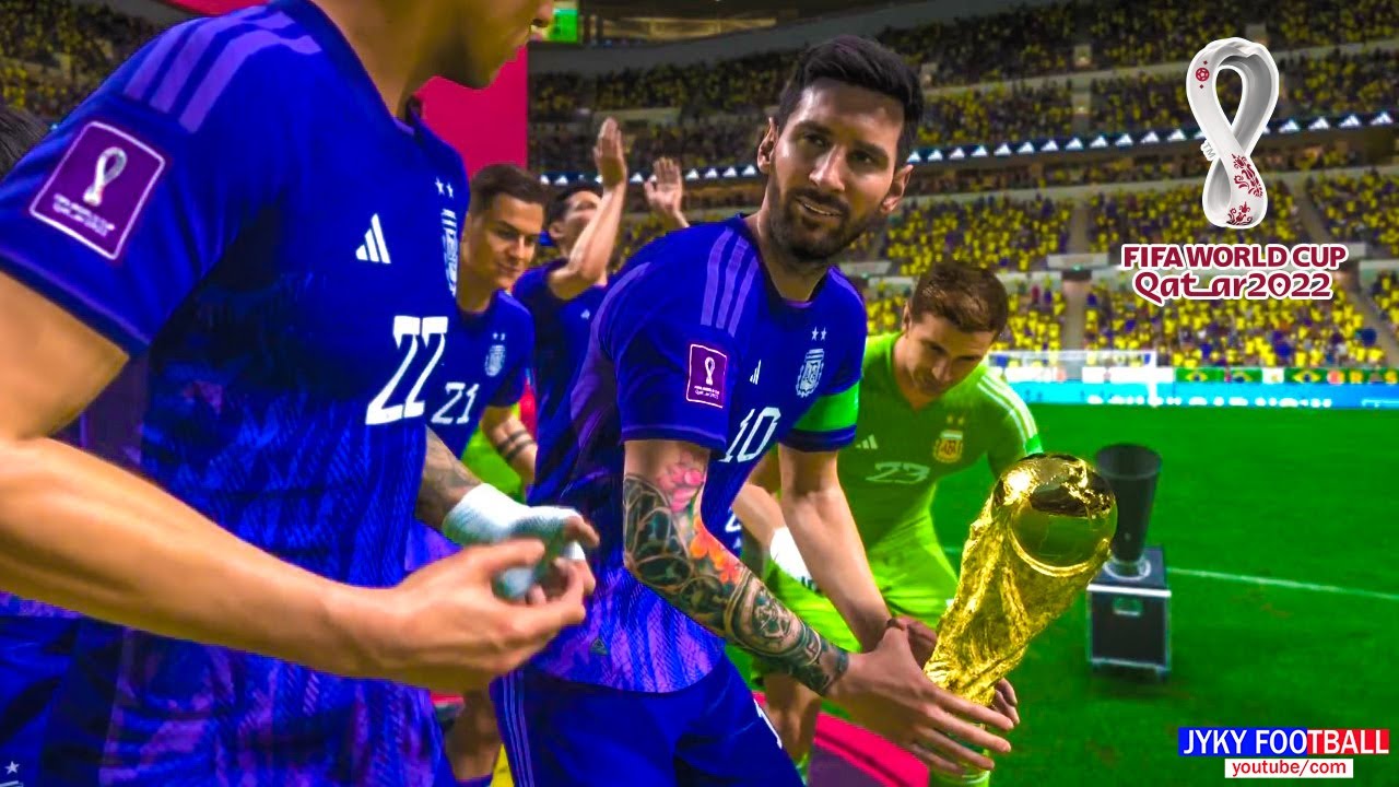 FIFA 23 - Brazil vs Argentina FINAL - FIFA World Cup 2022 Qatar Full Match HD - (Legendary) Gameplay