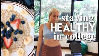 How to Stay Fit in College & Avoid the Freshman 15 | ft. VS PINK