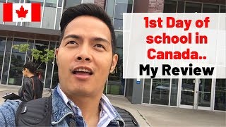 Vlog 004: First Day of School in Canada | Impression about Centennial College (TAGALOG)