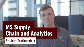 MS Supply Chain and Analytics | Mays Business School Texas A&M University