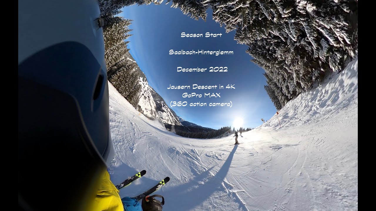 Saalbach-Hinterglemm. Schattberg West Gipfel to Jausern.