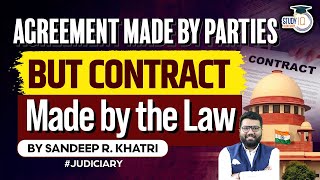 Agreement Vs Contract  | The Indian Contract Act, 1872 | StudyIQ Judiciary