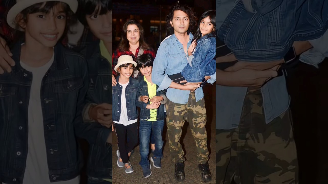 Farah Khan With Family 🥰🥀 Husband Shirish Kunder & Triplets 