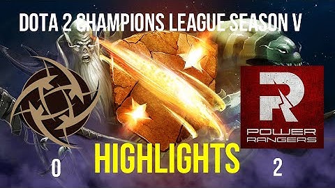 Dota 2 Highlights of Power Rangers vs NiP - D2CL Season 5