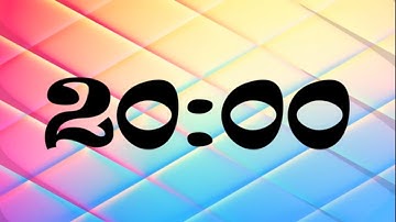 20 Minute Timer | 1200 Second Timer | 20 Minute Countdown with Music