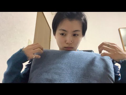 Scratching and Brushing a pillow with various tools | 🛜枕から色々な音を出すasmr