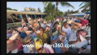 world record attempt 127 conch shells blowing in Key Largo, Florida Keys
