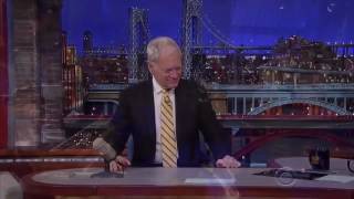 J. Cole performing Be Free on Letterman
