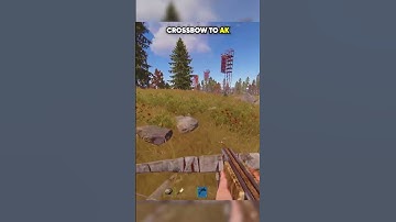 Crossbow to AK 😈 #rust #shorts #trausi