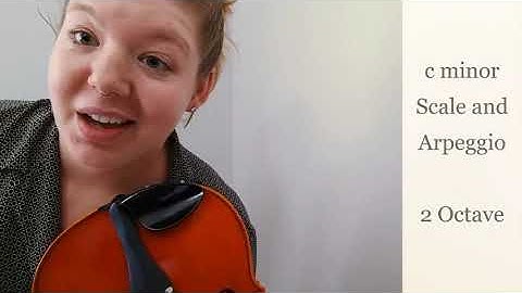 Viola | c minor Scale and Arpeggio - 2 Octave