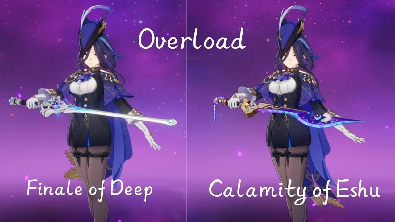 Clorinde overload with Finale of Deep and Calamity of Eshu⚡#genshin #hoyocreators #hoyoverse 