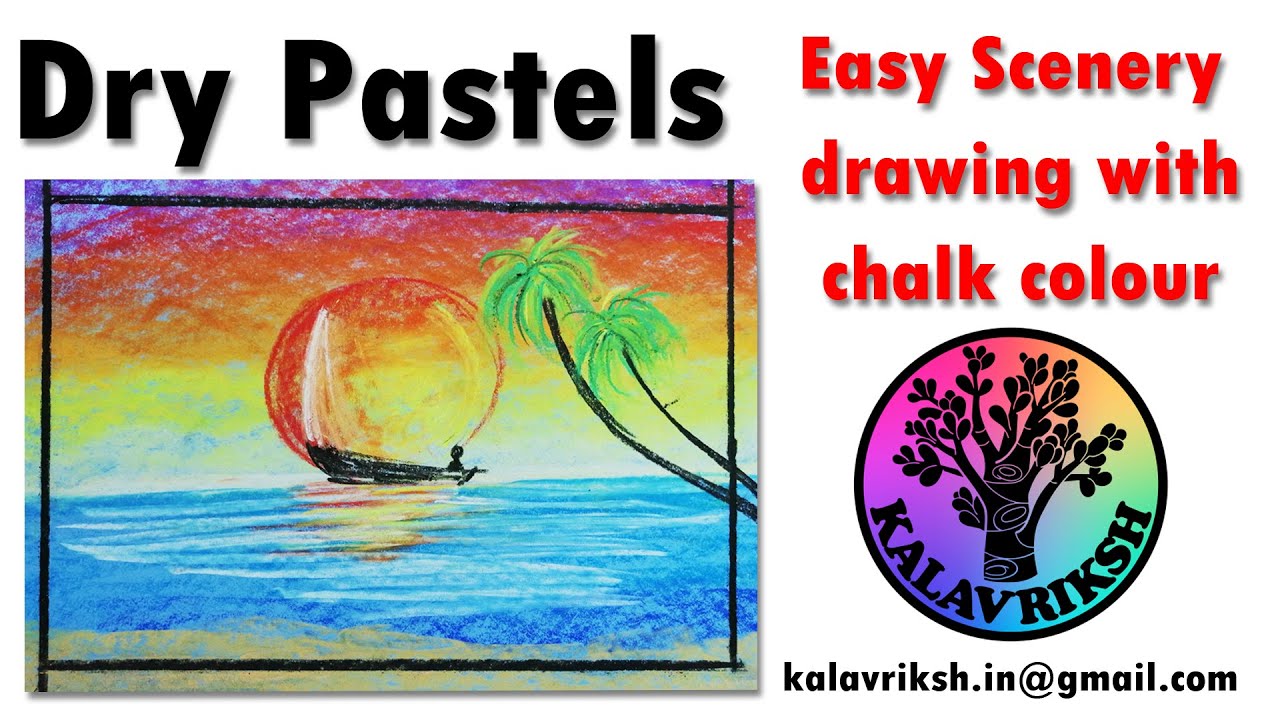 Easy Scenery With Dry Pastels YouTube